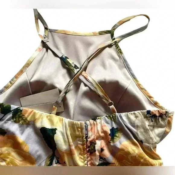 NWT Speechless A-Line Crossback Spaghetti Strap Floral Dress Sz Jrs. 7 - Picture 5 of 7